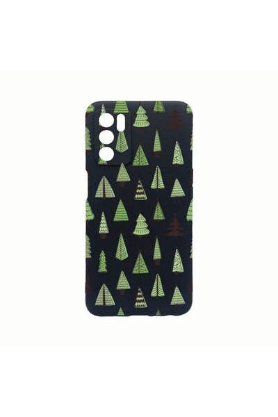 bestcase Husa Silicon, Compatibila cu Oppo A16s, Christmas Tree Shapes, Rezis...