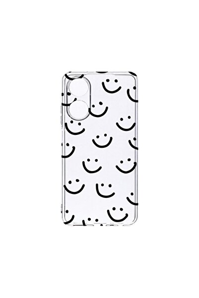 bestcase Clear Silicone Case 2MM, Compatible with OPPO A98 5G, Smiley, Shockp...