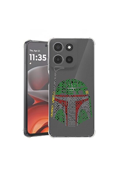 bestcase ¬Æ Husa pentru Motorola Moto G15, Anti Shock 1.5MM, Calligraphy Boba...