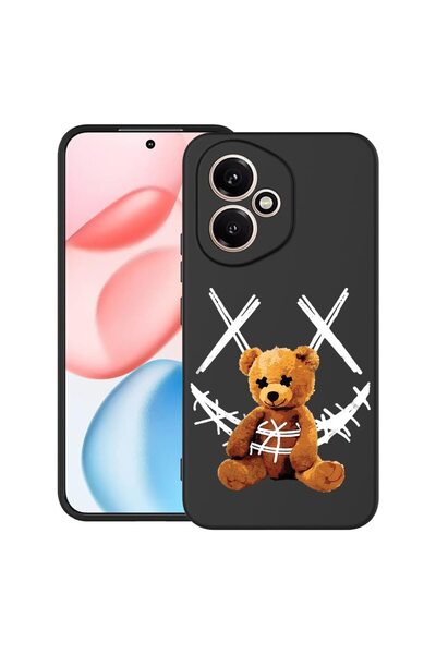 bestcase Θήκη για Honor 400 με σχέδιο αρκουδάκι με χαμόγελο, TPU Ματ Εξαιρετι...