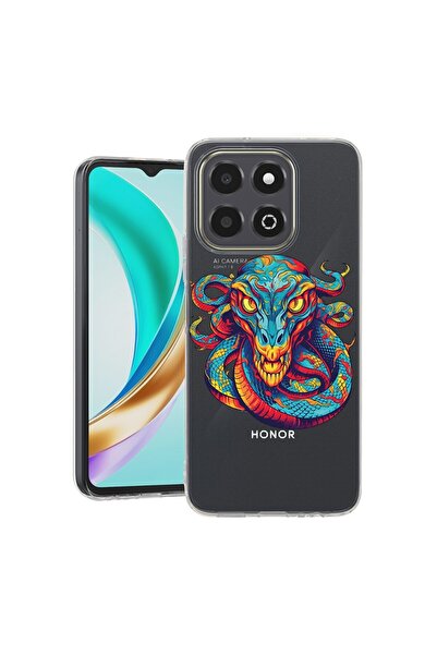 bestcase Калъф за Honor X6b, BestCase™ Прозрачен силиконов 2ММ, Дракон в мечт...