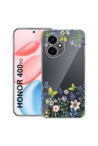 bestcase Διαφανής Θήκη Σιλικόνης για Honor 400, Πεταλούδες και Λουλούδια, 203...