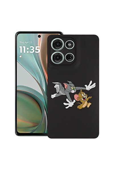bestcase ¬Æ Husa pentru Motorola Moto G15, Tom And Jerry, Slim Silicon 0.8MM,...
