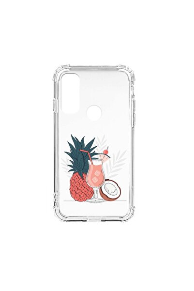 bestcase Husa Anti Shock Silicon Compatibila cu Motorola Moto E20, Summer Cok...