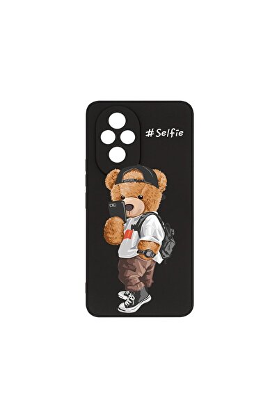 bestcase ¬Æ Husa Premium Silicon, Compatibila Cu Honor 200, Selfie Teddy Bear...