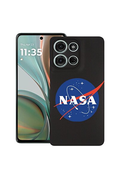 bestcase ¬Æ Husa pentru Motorola Moto G75, Nasa Classic, Slim Silicon 0.8MM, ...