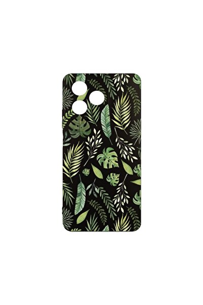 bestcase Husa pentru OPPO A40, BestCase¬Æ Slim SIlicon, Green leafs, Protecti...