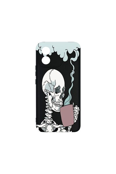 bestcase Husa BestCase¬Æ Slim SIlicon 0.8MM, Compatibila Cu Honor X5, Skull, ...