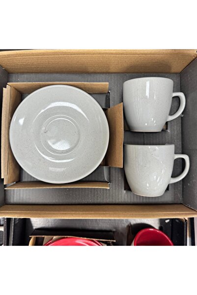 konak alışveriş Fenomen Colorful 2-Piece Coffee Cup