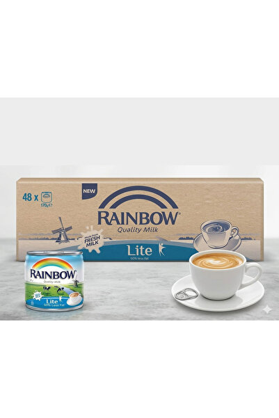 Rainbow أبو قوس حليب مبخر لايت 48*170 جرام