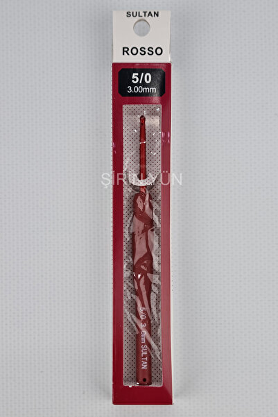 Sultan Rosso Yumuşak Saplı Örgü Tığı 3 mm