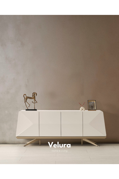Velura Home & Living Vakko Konsol - Gold (Ayna Hariç)
