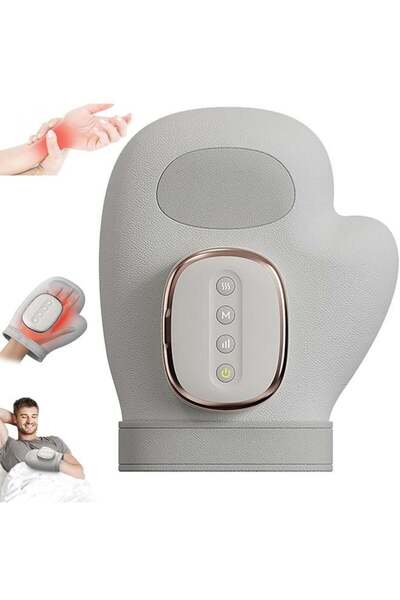 Arabest Cordless Portable Hand Massager,Heat Compression,3 Massage,4 Temperat...