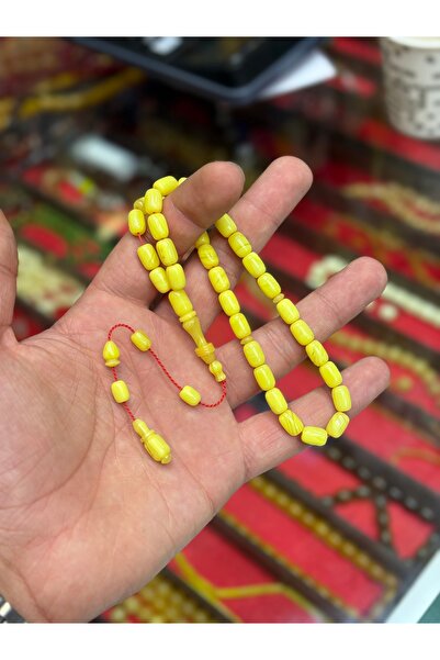 tesbihciniz Special Ringed Imame Master Crafted Crimped Amber Prayer Beads