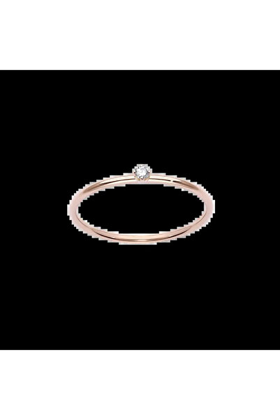 Lisa&Co. Gold White Diamond Promise S Ring 51 mm / Rose Gold / White Diamond