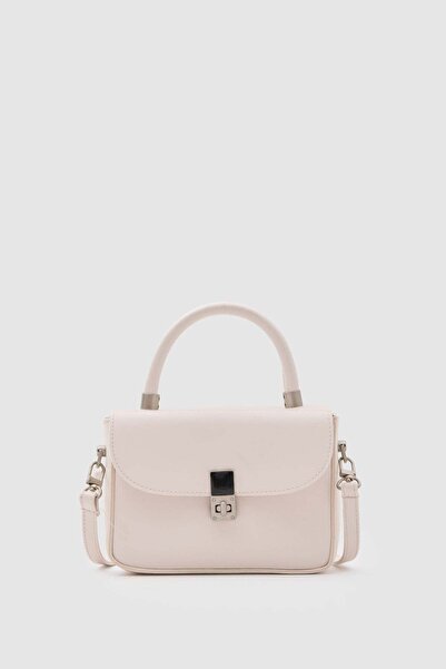Shule Bags Cobble Small Crossbody Bag Cream