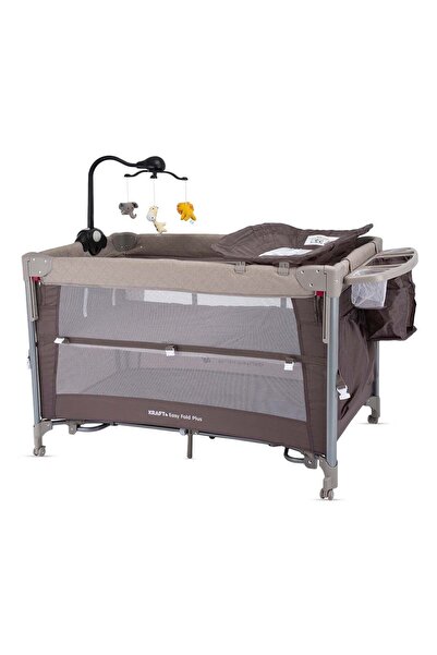 Kraft Easy Fold Plus Anne Yanı Oyun Parkı 70x110 cm Bej