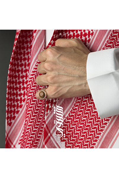 Default خاتم ملكي عقيق يمني فضه 925 - متوفر جميع الألوان - 6