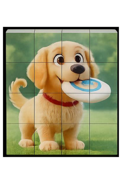 Manyetik Küp Puzzle - 6 Farklı Yapboz