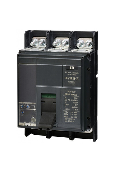 Eti circuit breaker in car nbs-e 1600/3l 800A 3P 004673160