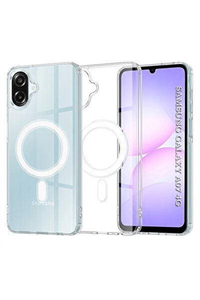 Evolium Phone Case for Samsung Galaxy A07 4G, MagSafe, Transparent, TPU, Evol...