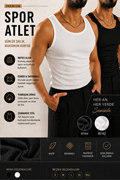 Livik Men's Halter Neck Sports Lycra Ribbed Undershirt Daily and Sports Use D...