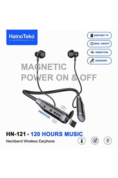 haino teko germany Hn121 Bluetooth Headset Music Headset with 120 Hours of Mu...