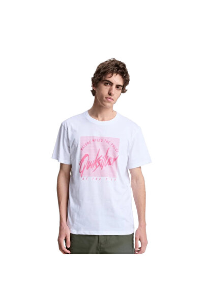 Quiksilver Retro Mood Erkek Beyaz Outdoor T-Shirt EQYZT08261-WBB0