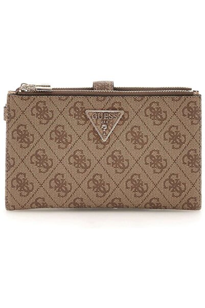 Guess μπεζ πορτοφόλι Laurel SLG Organizer