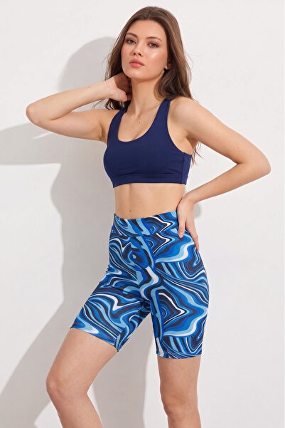NEW JOURNAL Women's Saks Patterned Cycling Sports Tights Nj165