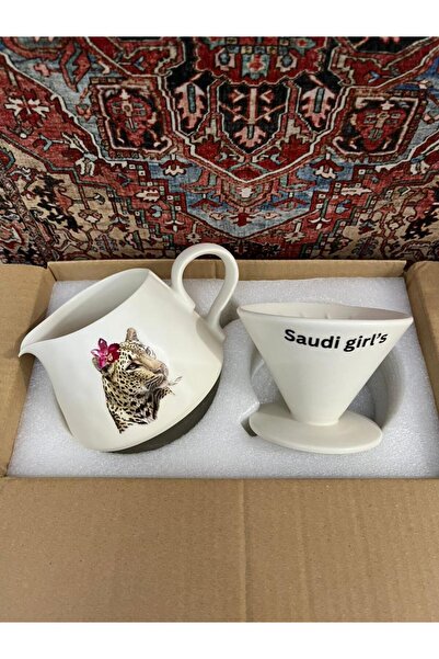 Pressia Saudi Girl's Coffee Server and Cup