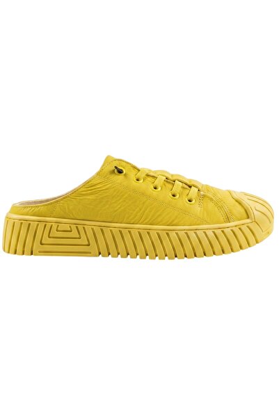 GAMELU Women's Yellow Poem Slippers