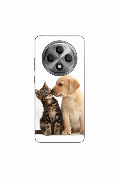 OEM Калъф, съвместим с Oppo Reno12 FS, силиконов гел TPU, с десен Котенца, ку...