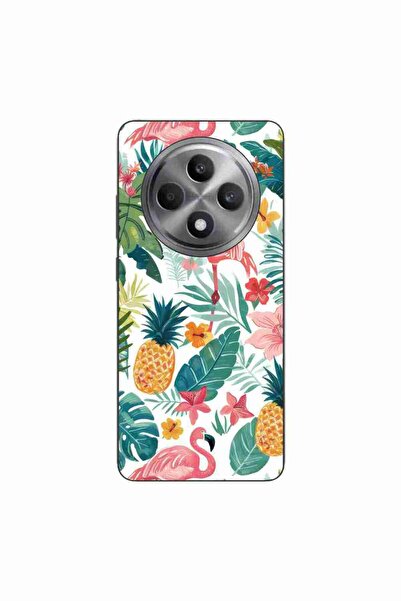 OEM Husa compatibila cu Oppo Reno12 FS Silicon Gel Tpu Model Tropical Pattern