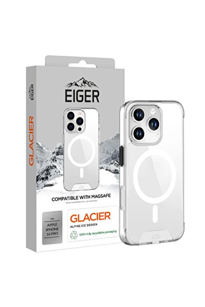 EIGER Husa Glacier Magsafe Case iPhone 16 Pro Clear