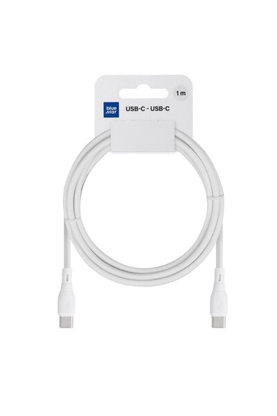 Bluestar Kabel USB BLUE STAR kabel * 3A 60W Typ C do Typ C PJ73-13-3 1m bia≈Çy