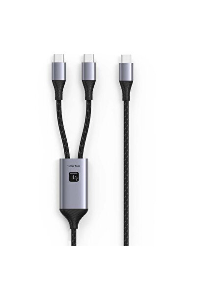 Techly Cablu USB 2x USB tip C 1.5