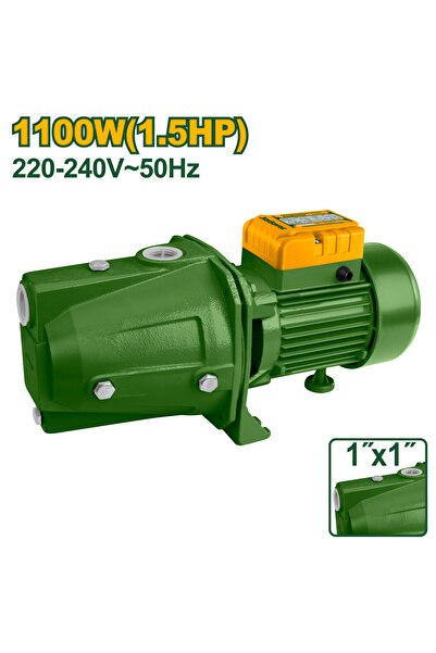 Jadever Self-priming jet pump with aluminum wire 1100W 220-240V/60Hz 1.5 HP د...