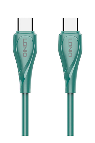 LDNIO CHARGING DATA CABLE (C-C) 65W 2M GREEN LC612C