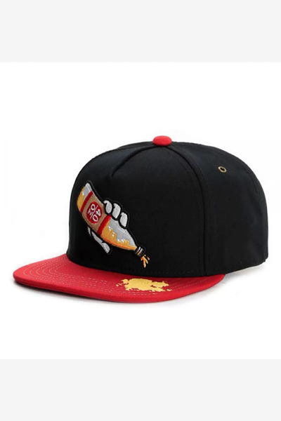 Giraffe Hip Hop Snapback Cap Şapka Mavi Unisex Erkek/Kadın (Arkası Ayarlamalı)