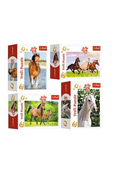 Trefl Puzzle mini 54 piese. ≈öwiat koni, mix wzor√≥w (54193)