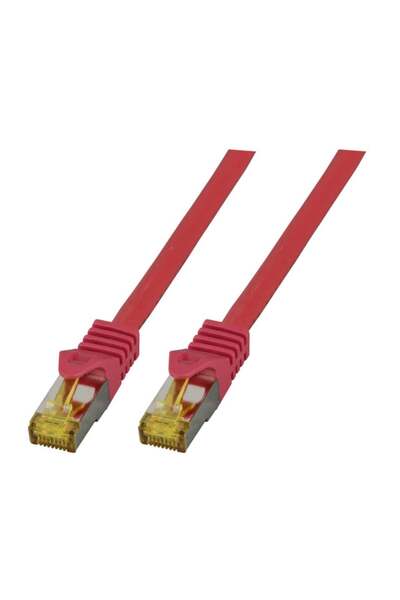 EFB RJ45 Patchk. S/FTP Cat.6A LSZH Cat.7 Rohk. 15.00m rot