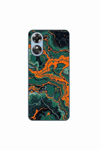 OEM Husa compatibila cu Oppo A17 Silicon Gel Tpu Model Soft Jade Marble