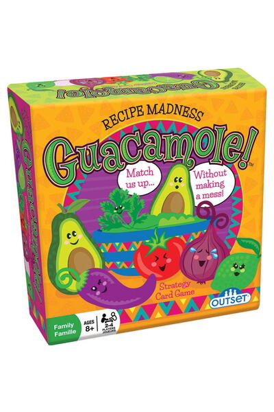 Outset Стратегическа игра - Guacamole Outset, 13.6 x 13.6 x 4.5 см, 8+