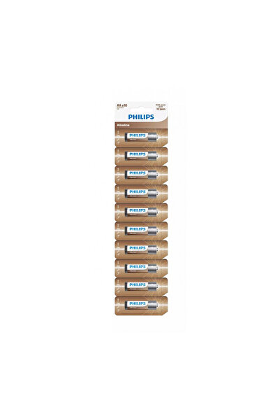 Philips Baterii AA LR6 ZRYWKA 10 bucăți Alcaline