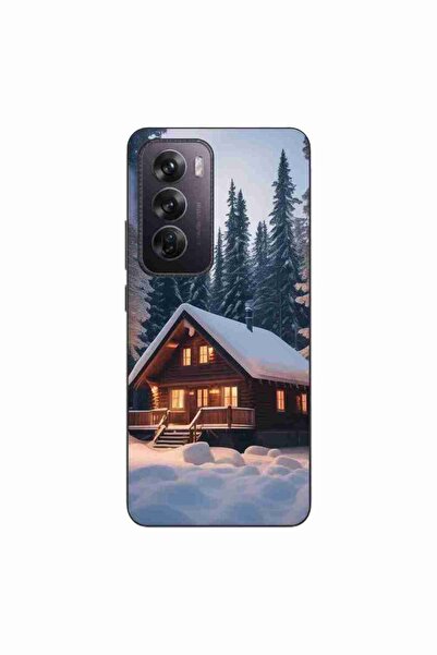 OEM Husa compatibila cu Oppo Reno12 Pro Silicon Gel Tpu Model Peisaj Iarna Ca...