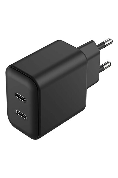 ACV 2GO Încărcător 45W cu 2 porturi 2x USB-C negru