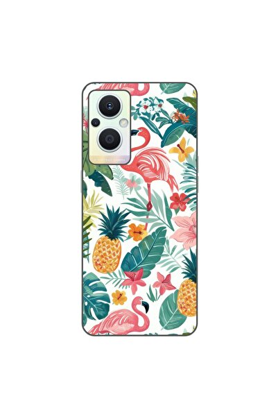 OEM Husa compatibila cu Oppo Reno7 Lite Silicon Gel Tpu Model Tropical Pattern