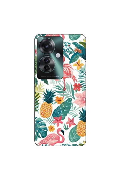 OEM Husa compatibila cu Oppo Reno11 F 5G Silicon Gel Tpu Model Tropical Pattern