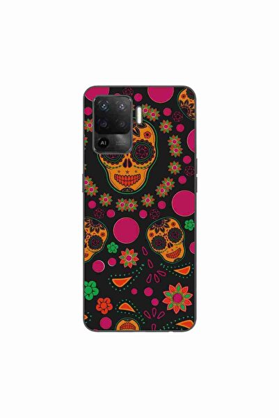 OEM Husa compatibila cu Oppo Reno5 Lite Silicon Gel Tpu Model Halloween Flora...